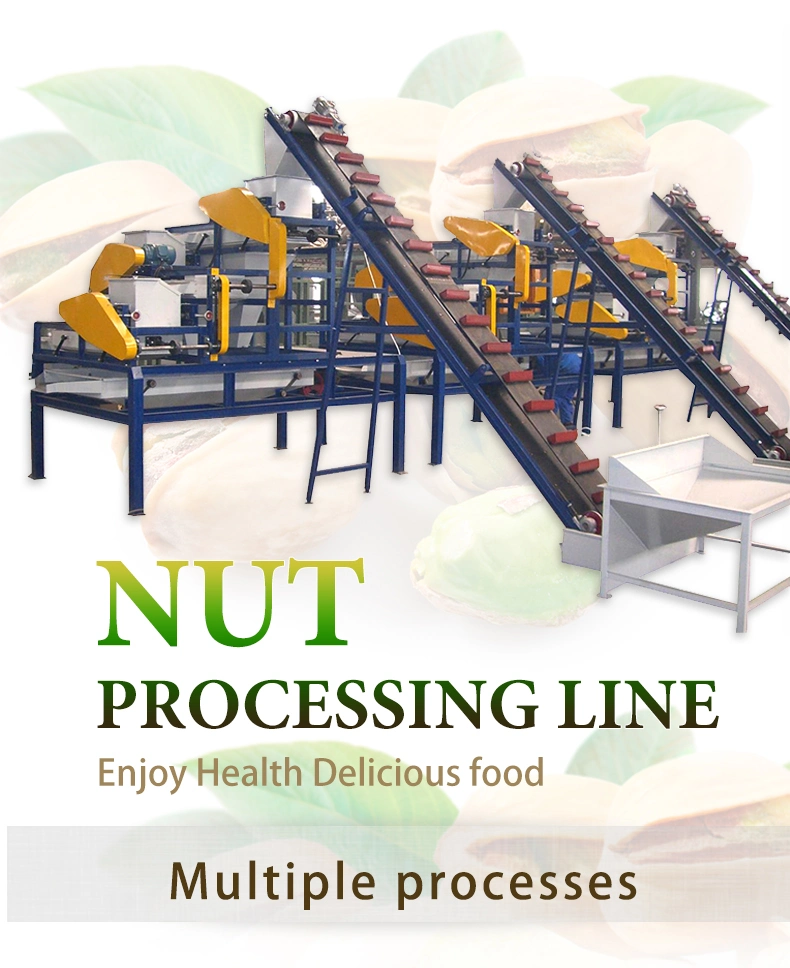 TCA High Quality Hazelnut Peeling Almond Cracking Macadamia Nuts Roasting Pistachio Cashew Nut Processing Machine