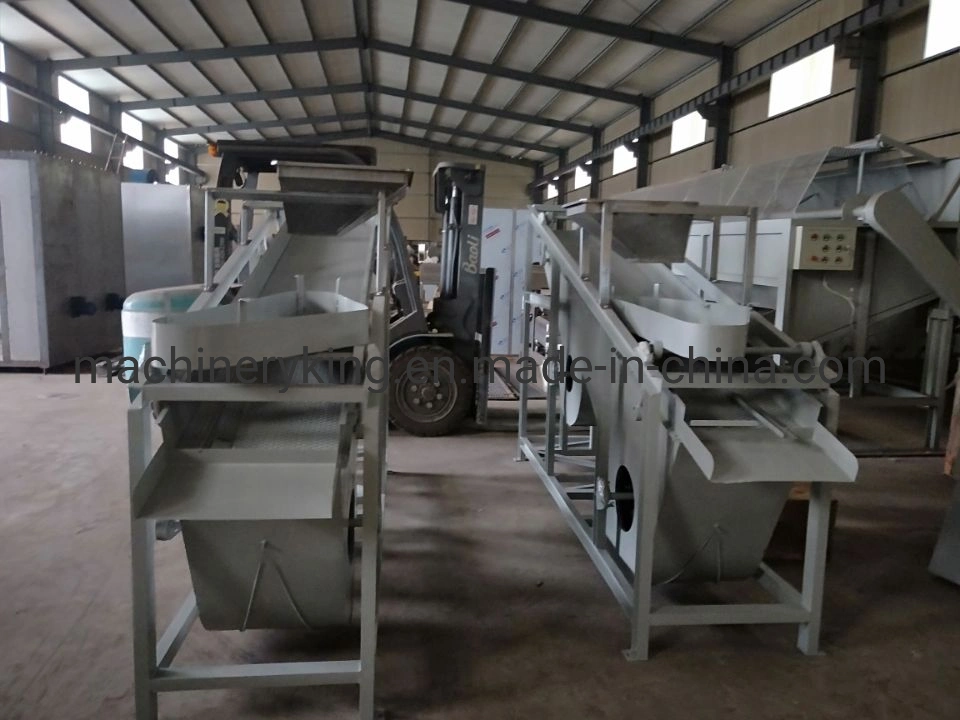 Automatic Nut Grading Crushing Hazelnut Breaking Cracking Shelling Processing Line