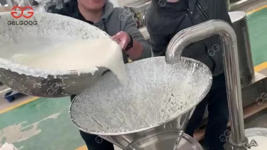 Equipo de procesamiento de máquina de molienda de leche de nuez de tigre de buena calidad