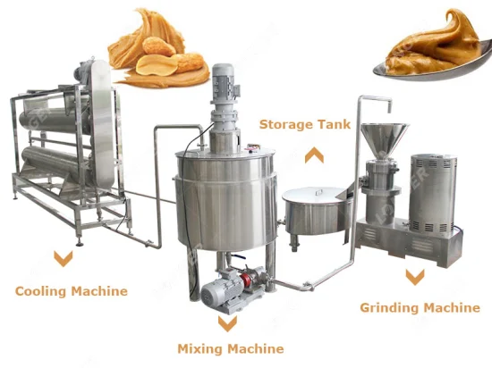 Máquina enfriadora de mantequilla de maní a precio barato Lfm, máquina enfriadora de mantequilla de almendras y anacardos con pasta de sésamo