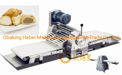 Máquina de hornear comercial completa CE Equipo de panadería casera Máquina de pan de repostería Laminadora de masa para croissant / Hojas de pastelería / Hornear tartas de huevo