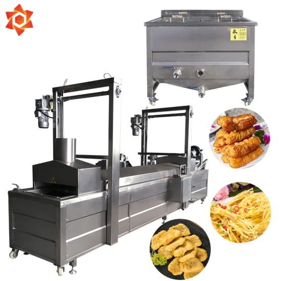 Máquina para freír pescado y patatas fritas Máquina para freír nueces y cacahuetes